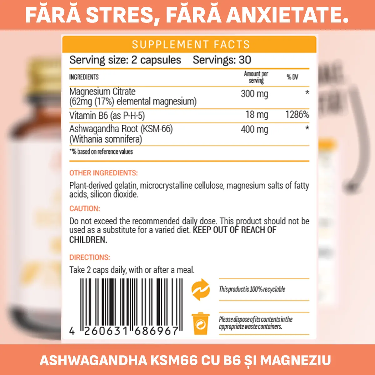 ansa™ – Ashwagandha, Magnesium, B6 - Image 3